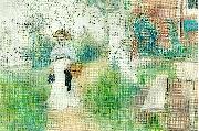 Carl Larsson martina  i tradgarden France oil painting artist